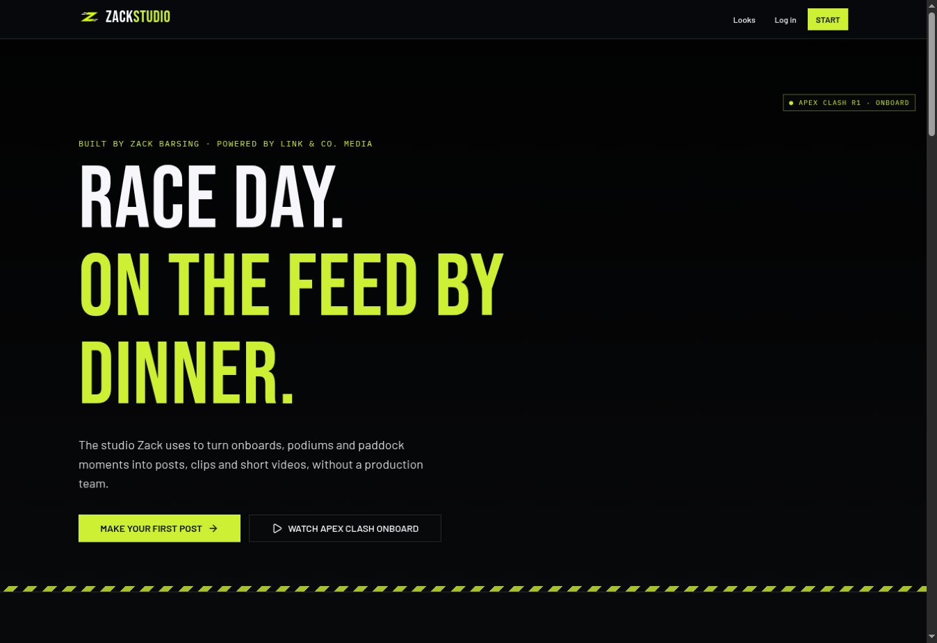 ZackStudio website preview